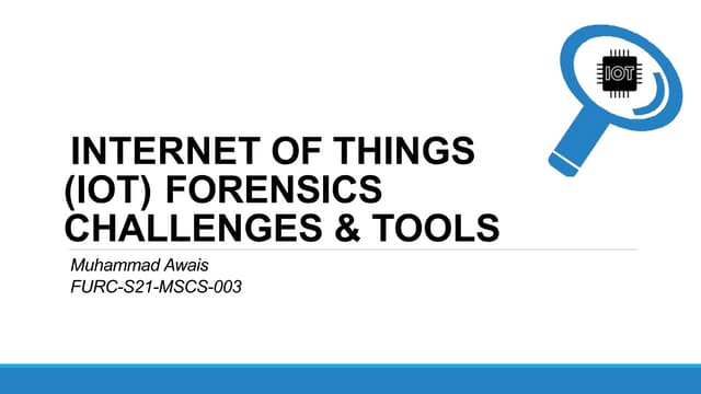 IOT Forensics