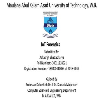 Internet of Things Forensics