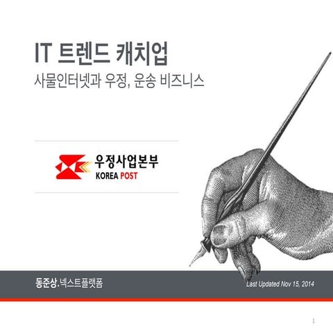 2015 Internet of Logistic Things / 2015 물류 사물인터넷