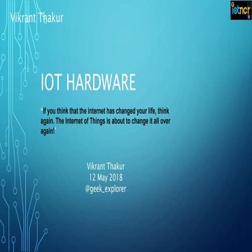 FUNDAMENTAL OF ELECTRONICS AND HARDWARE