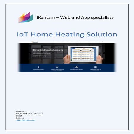Iot home heating solution