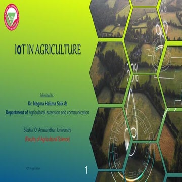 IoT in Agriculture