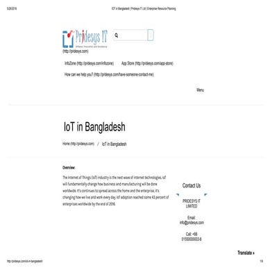 IOT in Bangladesh