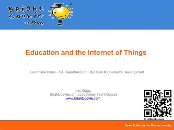 Education and the Internet of Things