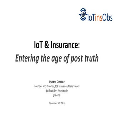 IoT & Insurance