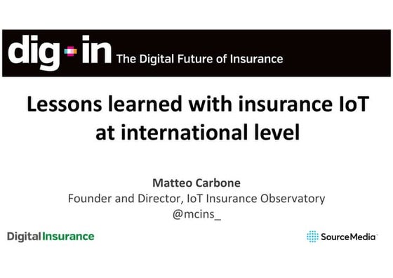 IoT insurance lessons learned