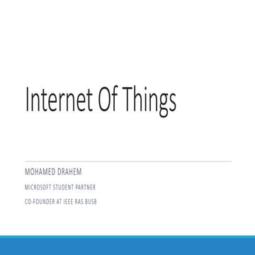 Iot intro