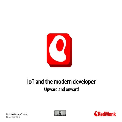 IoT and the modern developer