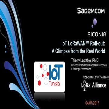 Io t lora   sagemcom - feedback from the field - v1-04072017