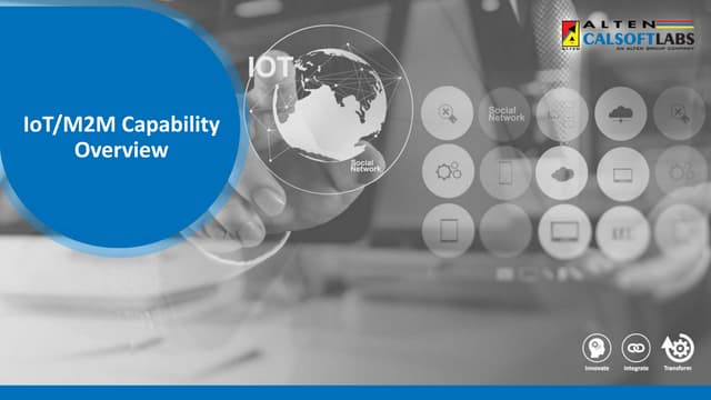 Overview of IoT/M2M Capability