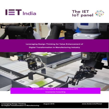 Leveraging Design Thinking for Value Enhancement of  Digital Transformation 