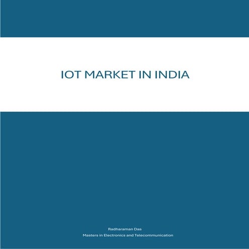 Internet of Things market study report in India