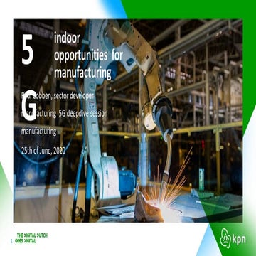 IoT meetup 25 juni smart industry en de transitie binnen de maakindustrie.