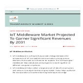 IoT Middleware Market
