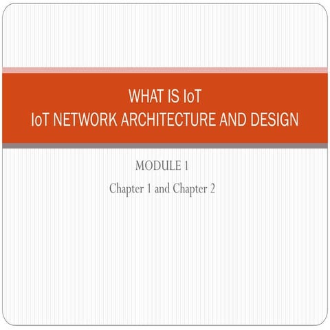 Internet of things understand the basics
