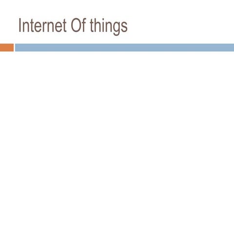 internet of things
