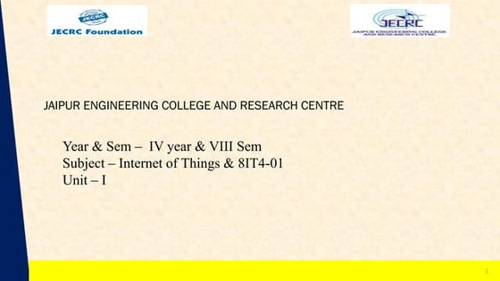 IOT Notes  Unit 1.pdf Internet of Things