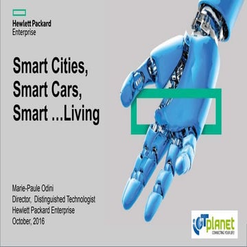 Smart Cities, Smart Cars, Smart Living