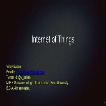 Internet of Things