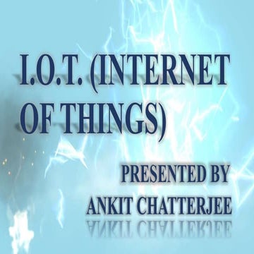 Iot presentation