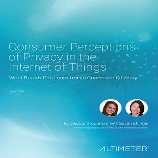 [Report] Consumer Perceptions of Pr...