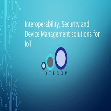 IoT Seminar (Oct. 2016) Hatem Oueslati - IOTEROP