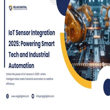 Beyond Automation: The Role of IoT Sensor Integration in Next-Gen Industries