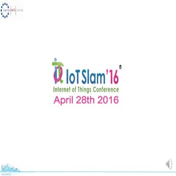 IoT slam presentation by Caption Data