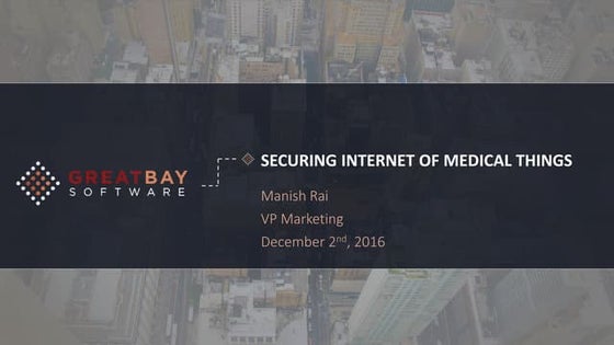 IoT Slam Healthcare 12-02-2016 