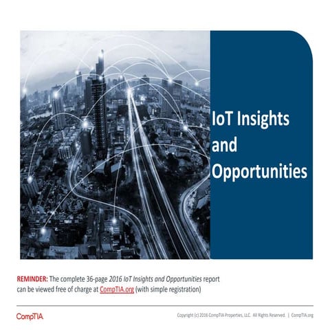 2016 IoT Insights and Opportunities 