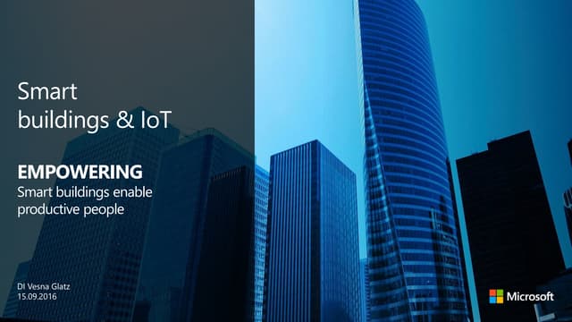 Smart Buildings & IoT