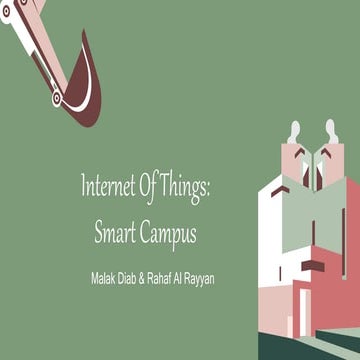 IOT  (smart campus) PPT