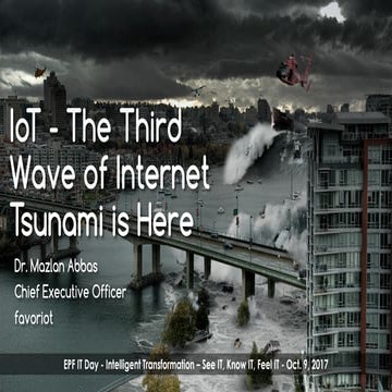 IoT – The Third Wave of Internet Tsunami is Here