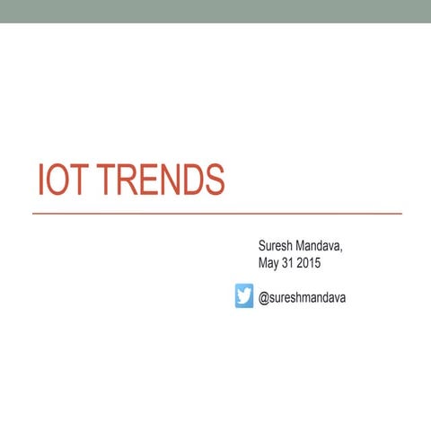 IoT Trends