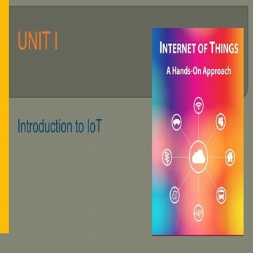 Iot unit i present by JAVVAJI VENKATRAO SVEC,TIRUPATI