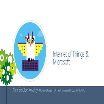 Yerevan Cloud Camp & Hackathon - Internet of Things & Microsoft