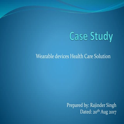 IOT wearable device case study