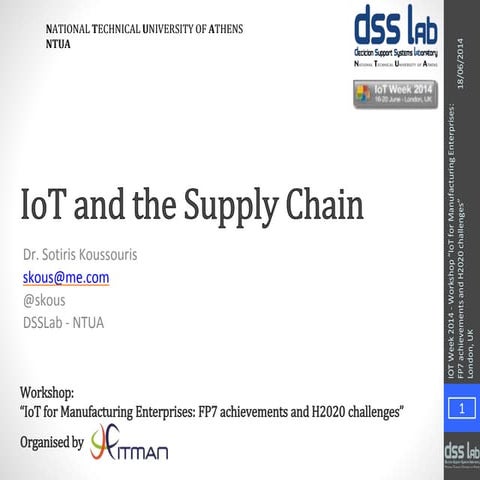 IoT and the Supply Chain