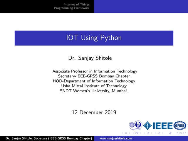 IoT with Python