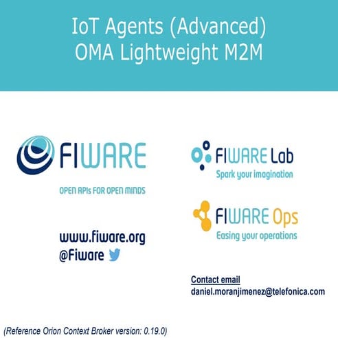 Fiware Developers Week IoT Agents (Advanced)