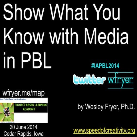 Show What You Know with Media in PBL (June 2014)