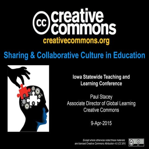 Sharing and Collaborative Culture in Education