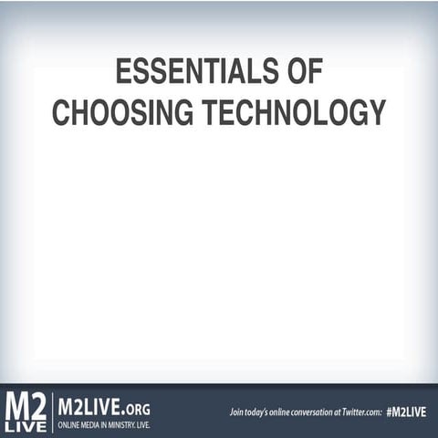 Technology, Project, and People