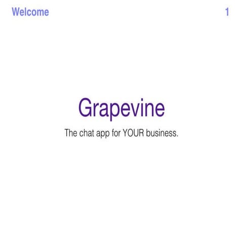 Grapevine Pitch Deck May 2016 | PPTX