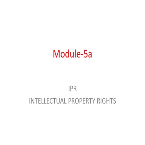Intellectual property