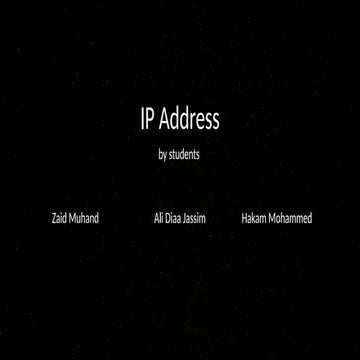 Comprehensive Overview of IP Addresses: IPv4, IPv6, Configuration, and ...