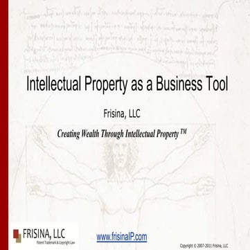 Intellectual Property as a Business Tool