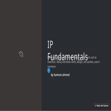 IP-Fundamentals power point presentation