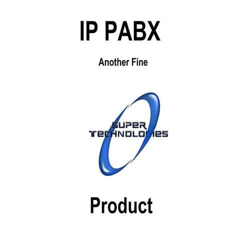 Ip pabx-presentation