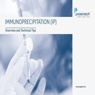Immunoprecipitation - Overview and ...